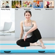 10FT Air Track Inflatable Gymnastics Tumbling Mat w/ Pump Navy  Plastic