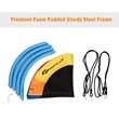 40'' Flying Saucer Tree Swing Indoor Outdoor Play Set Colorful Fabric