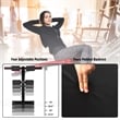 SuperFit Folding Weight Bench Adjustable Sit-up Board Slant Bench Red Leather