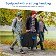 Giant 4 In A Row Game Wood Board Connect Toy Adults Kids w/Carrying Bag White
