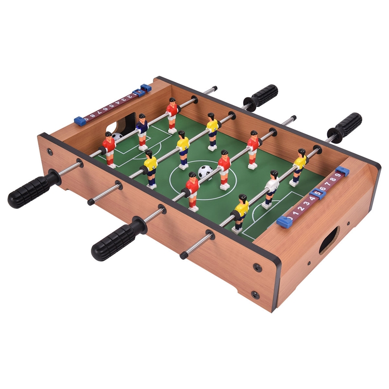20'' Table Competition Game Soccer Arcade Football Sports Indoor Brown Wood