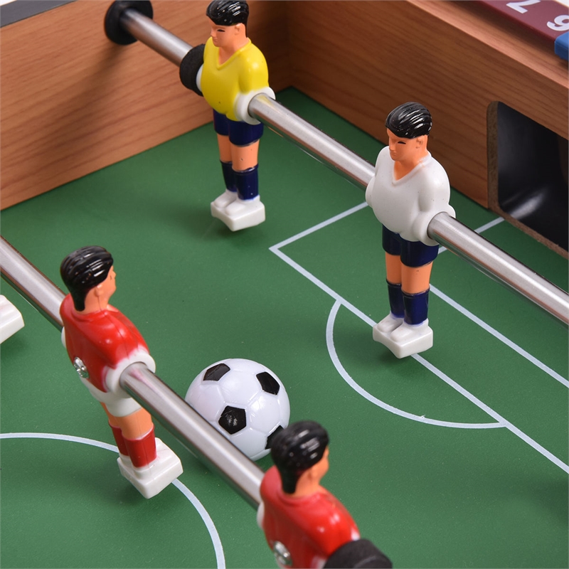 20'' Table Competition Game Soccer Arcade Football Sports Indoor Brown Wood