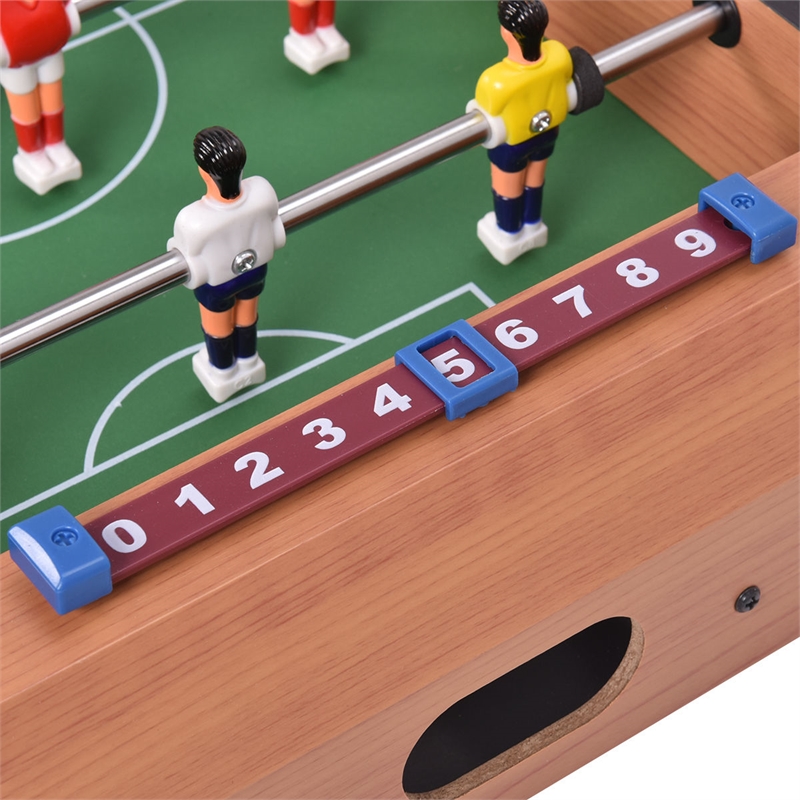 20'' Table Competition Game Soccer Arcade Football Sports Indoor Brown Wood