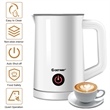 Electric Automatic Milk Frother Warmer & Heater Foam Maker Stirring White Steel