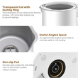 Electric Automatic Milk Frother Warmer & Heater Foam Maker Stirring White Steel