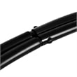 40-Inch Tubular Steel Log Hoop Firewood Storage Rack Holder Round Black Metal