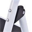 2 Step Ladder Folding Stool Heavy Duty 330Lbs Capacity Lightweight White