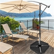 4PCS Cantilever Offset Umbrella Base Weight Sand Black