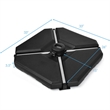 4PCS Cantilever Offset Umbrella Base Weight Sand Black