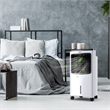 Portable  Cooler Fan Filter Humidify Anion W/ Remote Control White