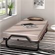 Folding Bed Rollaway Guest Bed w/ Memory Foam Black