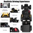 12V Kids Ride On Tractor with Trailer Ground Loader Black