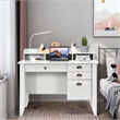 Computer Desk PC Laptop Writing Table Workstation White