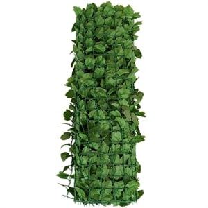 59''x118'' Faux Ivy Leaf Decorative Privacy Fence Screen Green