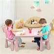 Kids Table & 2 Chairs Set Toddler Activity Play Dining Baby Gift Pink