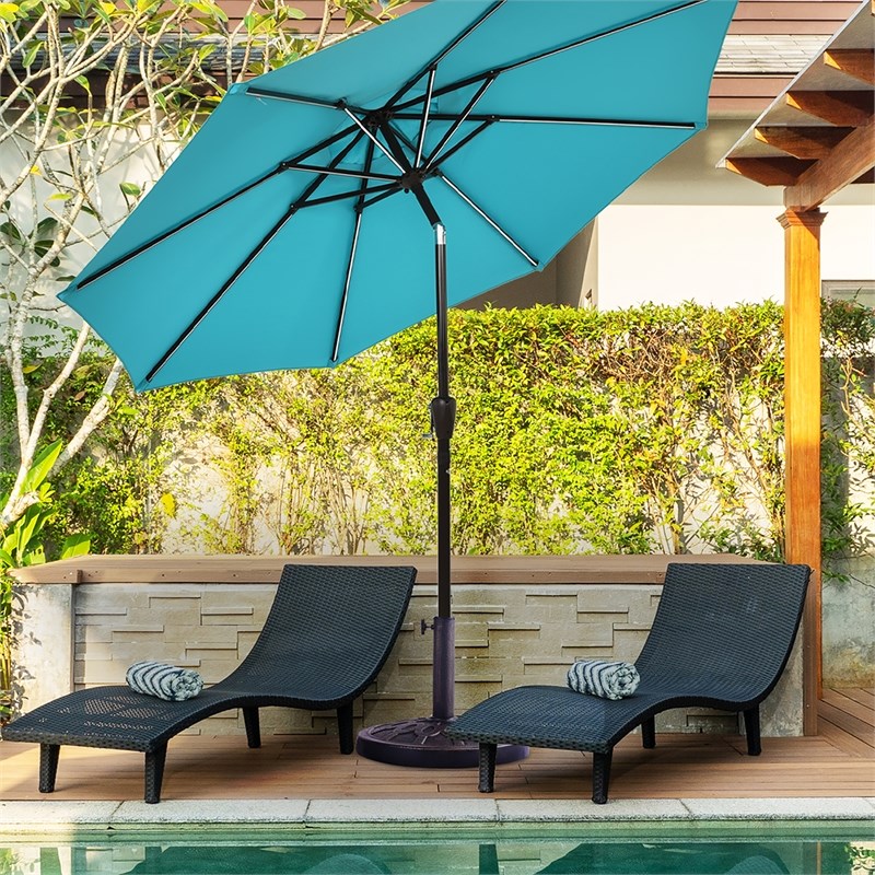 17.5'' Umbrella Base Stand Market Patio Standing Bronze