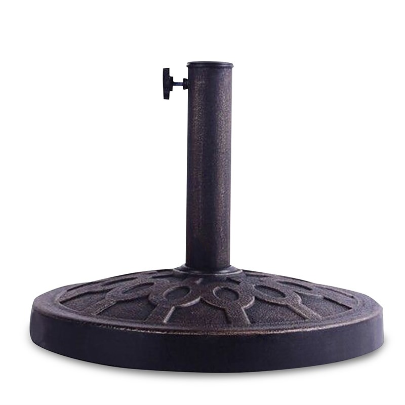 17.5'' Umbrella Base Stand Market Patio Standing Bronze