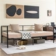 Twin Daybed Sofa Bed Frame Metal Platform Black