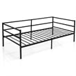 Twin Daybed Sofa Bed Frame Metal Platform Black