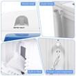 Portable Mini Compact Twin Tub 20lb Washing Machine White
