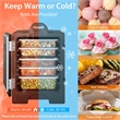 End Loading Insulated Food Pan Carrier 5 Food Pan Capacity Black