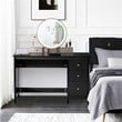 Computer Desk Study Writing Home Office Workstation Black