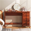 Computer Desk Study Writing Home Office Workstation Brown