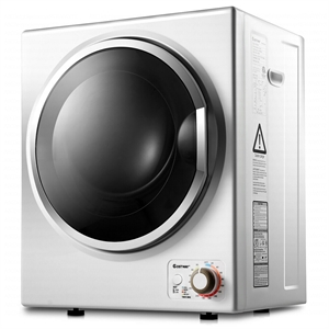 Electric Tumble Cloth Dryer Stainless Steel Wall Mounted White