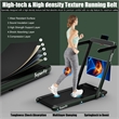 SuperFit Up To 7.5MPH 2.25HP Single Display Screen Treadmill Green
