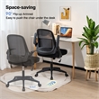 Mesh Office Chair Adjustable Rolling Computer Chair Black