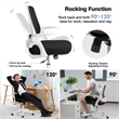 Mesh Office Chair Adjustable Rolling Computer Chair White
