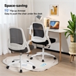 Mesh Office Chair Adjustable Rolling Computer Chair White
