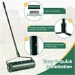 21 inch Manual Lawn Aerator Heavy Duty  Grass Tool Green