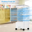 3 in 1 Evaporative Air Cooler Fan w/ Fan and Humidifier White