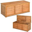 47 Gallon Deck Storage Acacia Wood Organization Toys Cushions Tools Natural