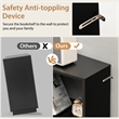 6 Cube Storage Shelf Organizer Bookcase Square Cubby Cabinet Bedroom Black