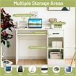 22 inch Wide Computer Desk Writing Study Laptop Table White