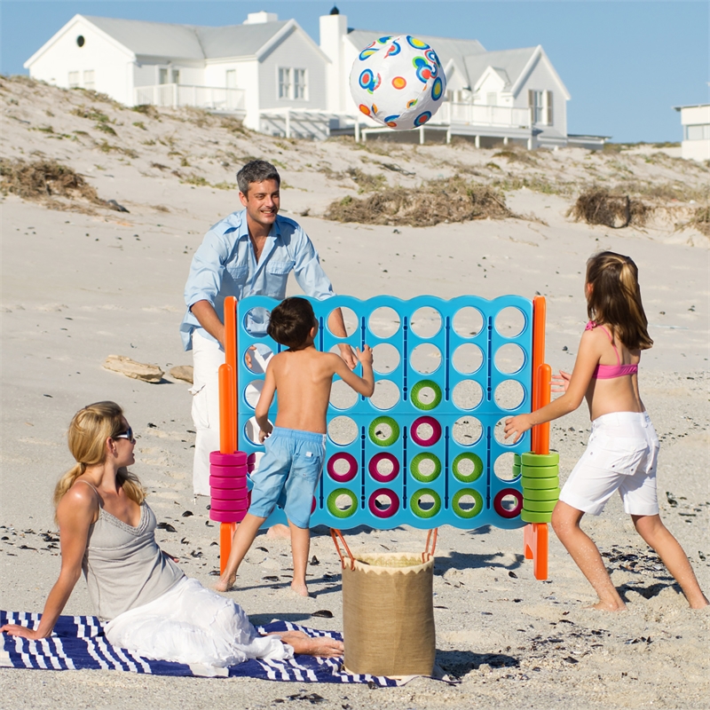 Jumbo 4 to Score 4 in A Row Giant Game Set Kids Adults Family Fun
