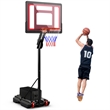 Portable Basketball Hoop System Adjustable w/Weight Bag Black