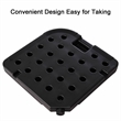 20 inch Patio Offset Umbrella Base Stand Water Filled Base Black