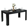 63 inch Dining Table Rectangular Modern Kitchen For 6 People Home