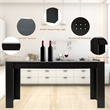 63 inch Dining Table Rectangular Modern Kitchen For 6 People Home