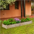 Wooden Vegetable Raised Garden Bed Patio Grow Flowers Planter