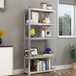 Heavy Duty Storage Shelf Metal Rack 5 Level Adjustable Silver