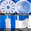 5.5lbs Portable Mini Washing Machine Laundry Spin Dryer Blue