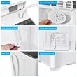 26lbs Portable Semi automatic Washing Machine W/Drain Pump Gray