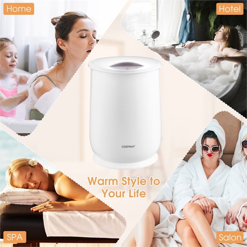 21L Large Capacity Towel Warmer Fragrance Holder White