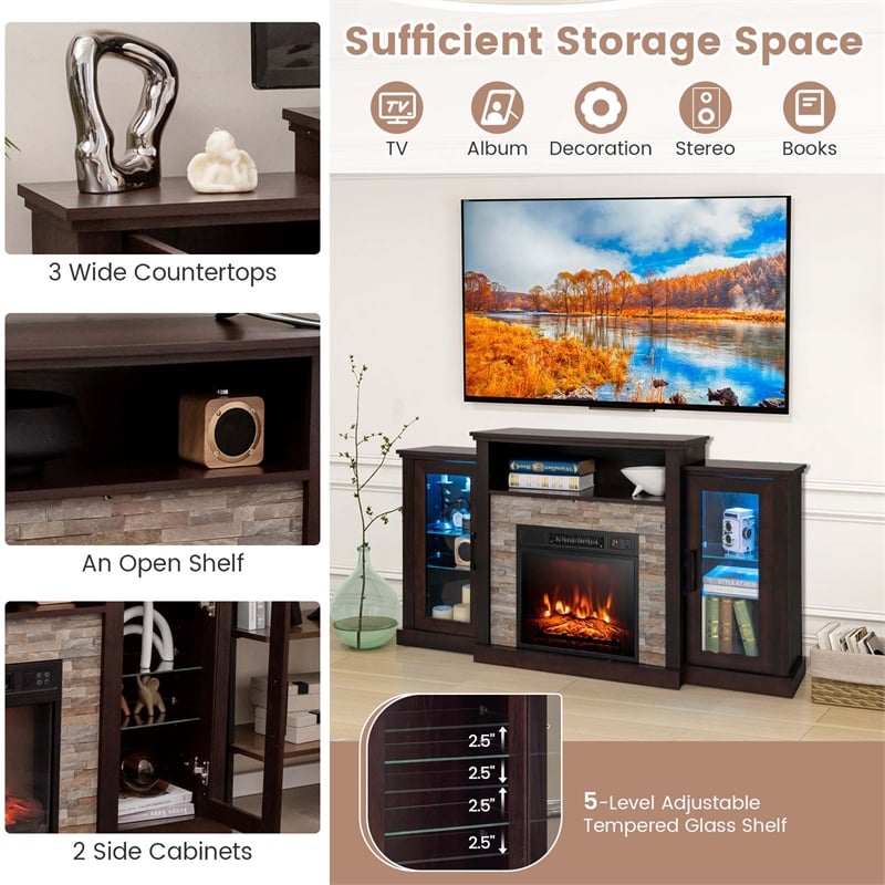 TV Stand with 18