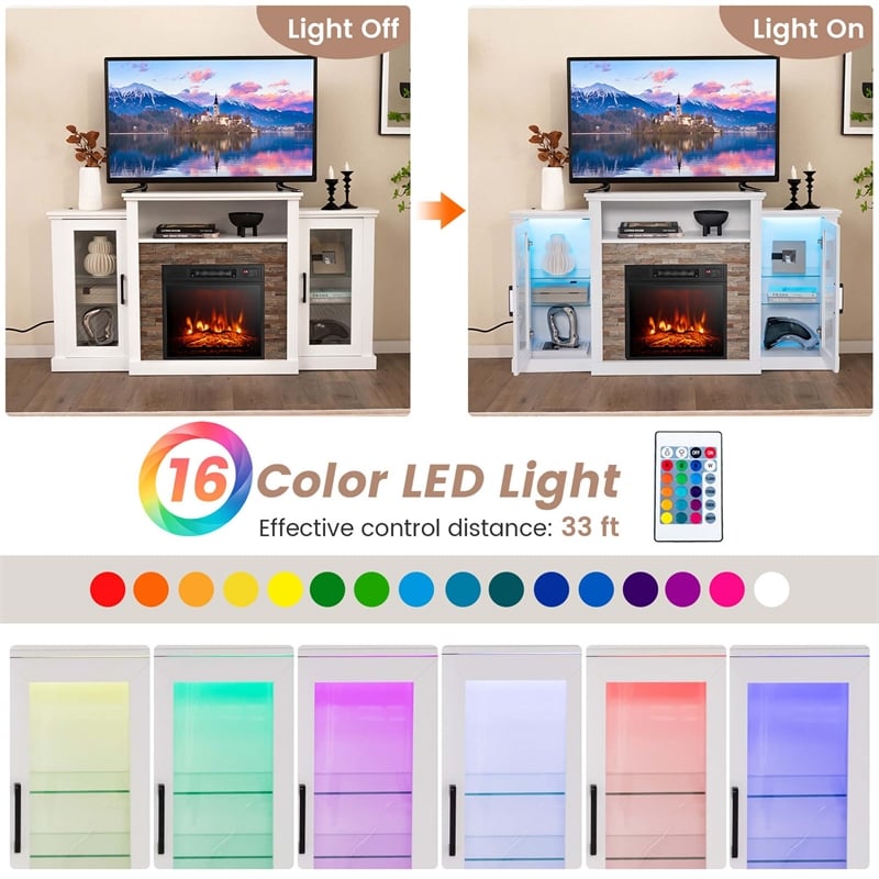 TV Stand with 18