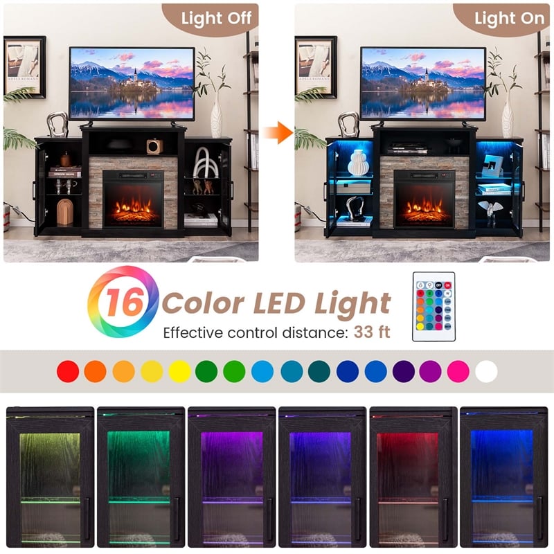 TV Stand with 18